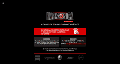 Desktop Screenshot of harmonicarental.com
